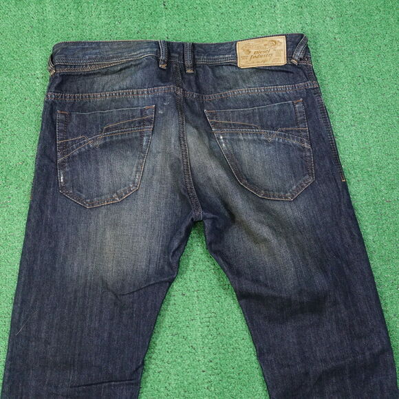 DIESEL INDUSTRY IAKOP SLIM TAPERED DARK WASH DENIM JEANS MENS SZ 32X32 - Picture 10 of 10